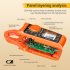 Aneng St185 Digital Clamp Meter Multimeter 4000 Counts Auto ranging Tester Lcd Screen Ac dc Voltage Current Detection Pen orange