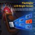 Aneng St185 Digital Clamp Meter Multimeter 4000 Counts Auto ranging Tester Lcd Screen Ac dc Voltage Current Detection Pen orange red