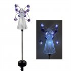 Angel Garden Stake Lights Outdoor Waterproof Solar Lamps with 7 Leds