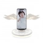 Angel Wings Qi Wireless Charge Dock 10W 3.0 Fast Charger Type C for iPhone X XR 8 Plus Smasung S9 S10 Plus for Huawei P30 Xiaomi As shown