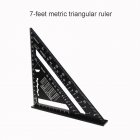 Angle  Ruler 7inch Metric Triangular Measuring Ruler Woodwork