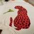 Animal Pattern Bed Blanket Super Soft Comfortable Lightweight Breathable Throw Blanket For Couch Sofa Bed bright yellow 130 x 160CM