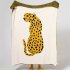 Animal Pattern Bed Blanket Super Soft Comfortable Lightweight Breathable Throw Blanket For Couch Sofa Bed Orange 130 x 160CM