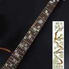 Animal Plant Pattern Guitar Fingerboard Fretboard Stickers Guitar Decals Decoration C   sakura 