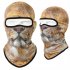 Animal Print Full Face Mask Quick drying Breathable Single hole  Headgear New Yellow Lion Single hole  Headgear