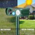 Animal Repeller Ultrasonic Solar Power Outdoor Pest Cat Mice Sensor Pir Portable Repeller