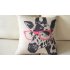 Animal Style Giraffe Pink Glasses Sofa Simple Home Decor Design Throw Pillow Case Decor Cushion Covers Square 18 18 Inch Beige Cotton Blend Linen