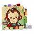 Animal Style Monkey Owl Dog Newborn Baby Toys Learning Educational Kids Cloth Books Cute Infant Baby Fabric Book Ratteles Toy