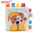 Animal Style Newborn Baby Toys Learning Educational Kids Cloth Books Cute Infant Baby Fabric Book  cloth book