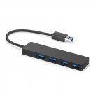 Anker 4-P USB 3.0 Ultra Slim Data Hub for Macbook Mac Pro/mini iMac Surface Pro XPS Notebook PC USB Flash Drives As shown