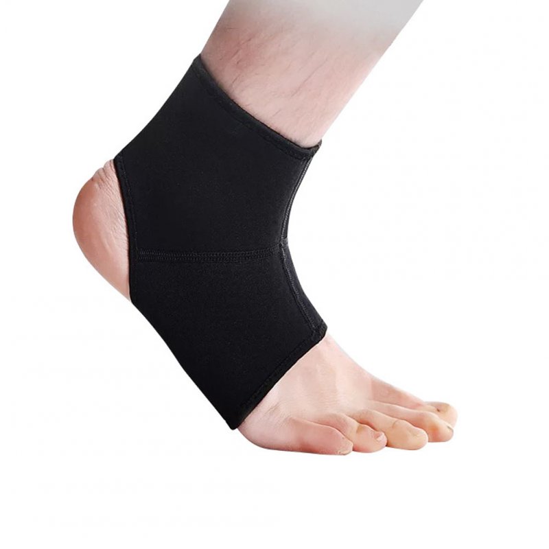 Ankle Brace Basketball Football Sprain Protection Women Running Cover Joint Fix Protective CLothing black_L