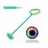 Ankle Skip Ball Jumping Ring With Colorful Light Flashing Wheel Fitness Jump Rope Game Toys For Kids Gifts blue