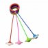 Ankle Skip Ball Jumping Ring With Colorful Light Flashing Wheel Fitness Jump Rope Game Toys For Kids Gifts blue