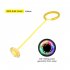 Ankle Skip Ball Jumping Ring With Colorful Light Flashing Wheel Fitness Jump Rope Game Toys For Kids Gifts blue