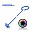 Ankle Skip Ball Jumping Ring With Colorful Light Flashing Wheel Fitness Jump Rope Game Toys For Kids Gifts blue