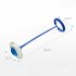Ankle Skip Ball Jumping Ring With Colorful Light Flashing Wheel Fitness Jump Rope Game Toys For Kids Gifts blue