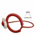 Ankle Skip Ball Jumping Ring With Colorful Light Flashing Wheel Fitness Jump Rope Game Toys For Kids Gifts blue