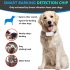 Anti Bark Dog Collar Intelligent Automatic Electric Shock Collar Rechargeable Ip67 Waterproof Pet Bark Stopper Black