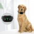 Anti Bark Dog Collar Intelligent Automatic Electric Shock Collar Rechargeable Ip67 Waterproof Pet Bark Stopper Black