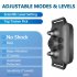 Anti Barking Collar For Dogs  Dog Collar With 3 Correction Methods  Charger Cable  2 Silicone Caps  IP67 Waterproof Rechargeable Barking Terminator black