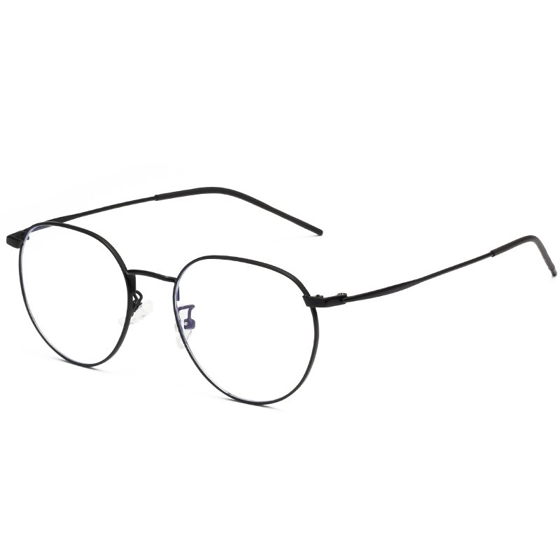Anti Blue Rays Glasses Metal Glasses Frame Unisex Myopic Optical Eyeglasses Frames Anti Blue Rays Clear Lens