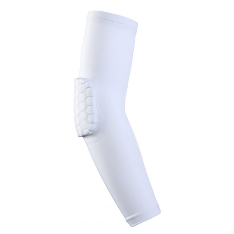 Anti-Collision Hand and Arm Elbow Guards Arm Protector Sports Accessories White-L
