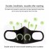 Anti Dust Mask Anti PM2 5 Pollution Face Mouth Respirator Black Breathable Valve Mask Filter 3D Mouth Cover Single valve valve mask One size