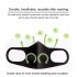 Anti Dust Mask Anti PM2 5 Pollution Face Mouth Respirator Black Breathable Valve Mask Filter 3D Mouth Cover