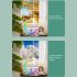 Anti Gravity Humidifier 800ml Cool Mist Light Home Office Humidifier Countercurrent Humidifier White