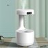 Anti Gravity Water Drop Humidifier  Air Humidifier With 800ml Water Tank  Timer  Touch Button  Data Cable  Ultra Silent Fountain Humidifier For Bedroom  Living 