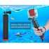 Anti Slip Camera Buoyancy Rod Floating Hand Grip with Lanyard for DJI OSMO Action OSMO Pocket GoPro Camera Sports Pole Handle Diving Stick  black