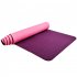 Anti Slip Yoga Mat Lightweight 6mm Eco friendly Fitness Mat With Carry Strap For Home Workout Travel Two color purple 183 x 61 x 0 6cm