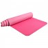 Anti Slip Yoga Mat Lightweight 6mm Eco friendly Fitness Mat With Carry Strap For Home Workout Travel Two color purple 183 x 61 x 0 6cm