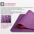 Anti Slip Yoga Mat Lightweight 6mm Eco friendly Fitness Mat With Carry Strap For Home Workout Travel Two color purple 183 x 61 x 0 6cm