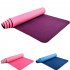 Anti Slip Yoga Mat Lightweight 6mm Eco friendly Fitness Mat With Carry Strap For Home Workout Travel Two color purple 183 x 61 x 0 6cm