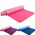Anti Slip Yoga Mat Lightweight 6mm Eco friendly Fitness Mat With Carry Strap For Home Workout Travel Two color purple 183 x 61 x 0 6cm