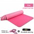 Anti Slip Yoga Mat Lightweight 6mm Eco friendly Fitness Mat With Carry Strap For Home Workout Travel Two color purple 183 x 61 x 0 6cm