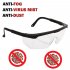 Anti Virus Safety Goggles Adjustable Leg Protective Eye Glasses Work Lab Anti Fog Clear Lens Anti droplets Goggles