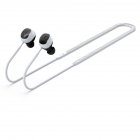 Anti-lost Earbuds Strap Headset Silicone Neck String Compatible For Sennheiser Momentum True Wireless 3 Earbuds White