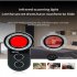 Anti monitoring  Vibration  Alarm  Detector Wireless Anti spy Infrared Scanning Signal Detector Black