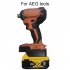 Anti slip Anti loosening Battery  Adapter Compatible for Dewalt 18v Dcb Series Battery Converted Black