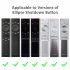 Anti slip Silicone Cases Remote Control Protective Cover Ultra thin Compatible For Samsung Bn59 Solar Remote Control White