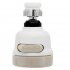 Anti splash Faucet Filter Tip Kitchen Sprayer Tap Water Strainer Water Economizer Kitchen Supplies White