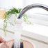 Anti splash Faucet Filter Tip Kitchen Water Filter Sprayer Tap Water Strainer Kitchen Supplies blue