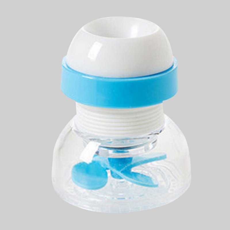 Anti-splash Faucet Filter Tip Kitchen Water Filter Sprayer Tap Water Strainer Kitchen Supplies blue