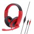 Anti violence Computer Headset Portable Stereo Volume Control Headphone for PC Laptop with Mic SY722MV red PC does not shine with packaging