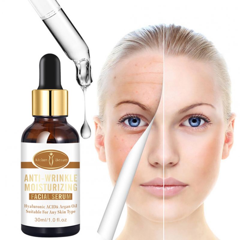 Anti-wrinkle essence facial fluid Moisturizing Firming Whitening Essence Dry Rough Women Skin Care 30ml
