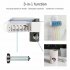 Antibacterial UV Light Toothbrush Holder Antibacterial Sterilizer Home Cleaner white