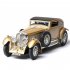 Antique Light Sound Pull Back Car Modeling Toy for Bentley 8L Collection Box Packing  blue