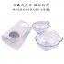 Antiskid Double Bowls with Raised Stand for Cats Dogs Drinking Feeding  white